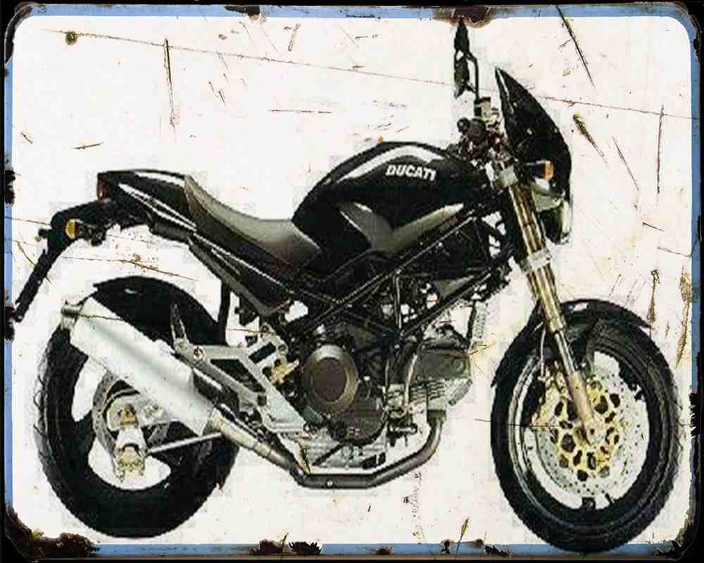 Ducati M900S 97 1 Motorbike Vintage Aged A4 Photo Print