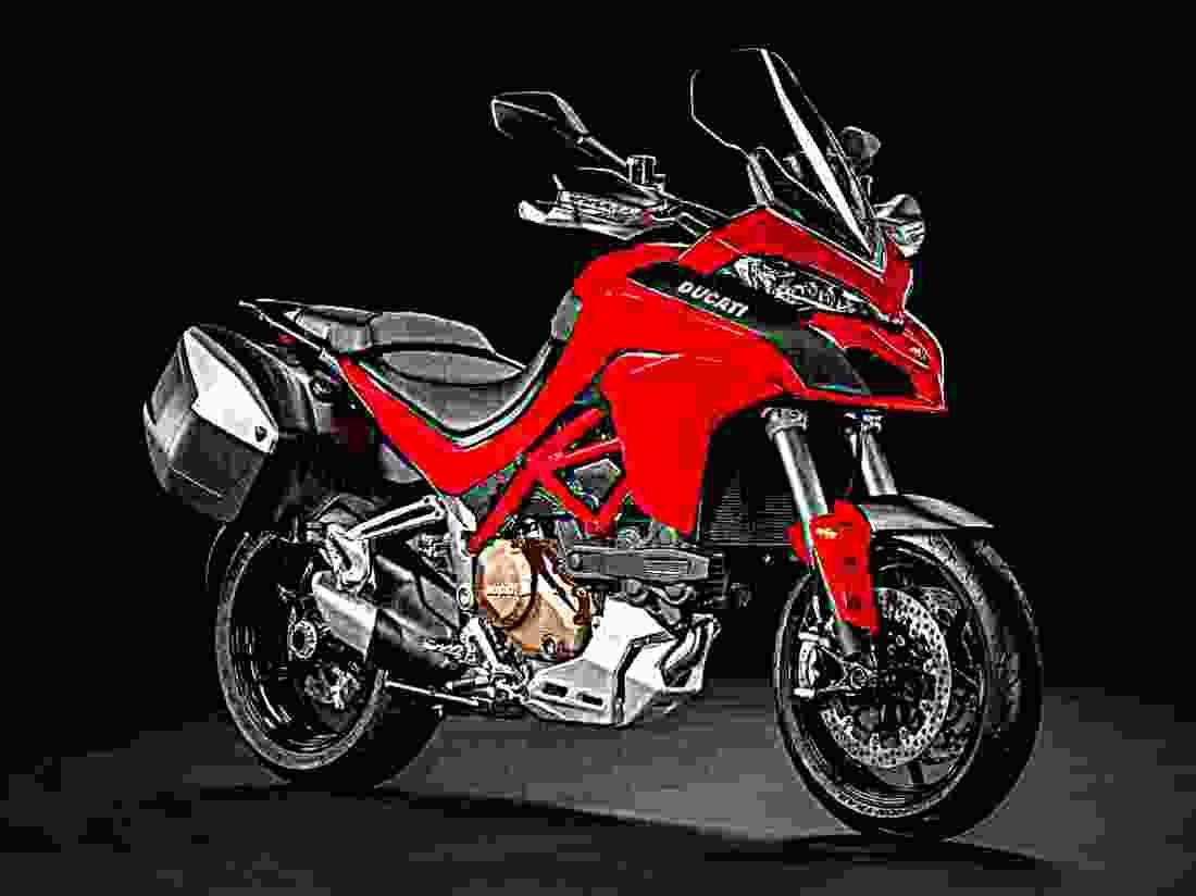 Ducati MTS 1000 Multistrada MTS 1000 Multistrada 3 motorbike A4 Photo Print