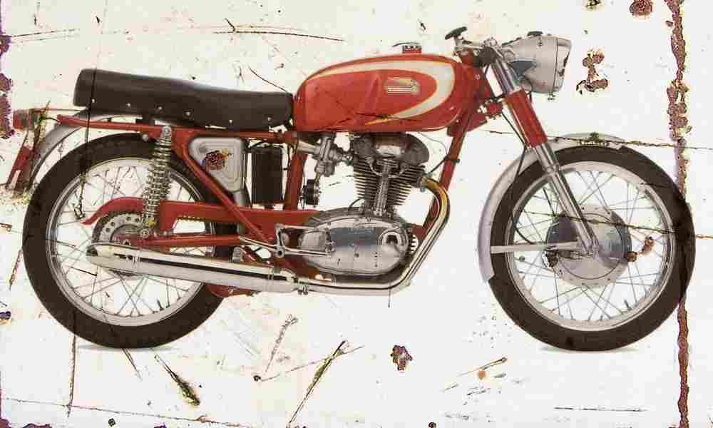 Ducati Mach1 1964 Aged Vintage A4 Photo Print