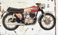 Ducati Mark3 Desmo 1971 Aged Vintage A4 Photo Print