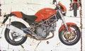 Ducati Monster 1000DS 2003 Aged Vintage A4 Photo Print