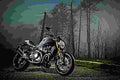 Ducati Monster 1200 2017 2 motorbike A4 Photo Print