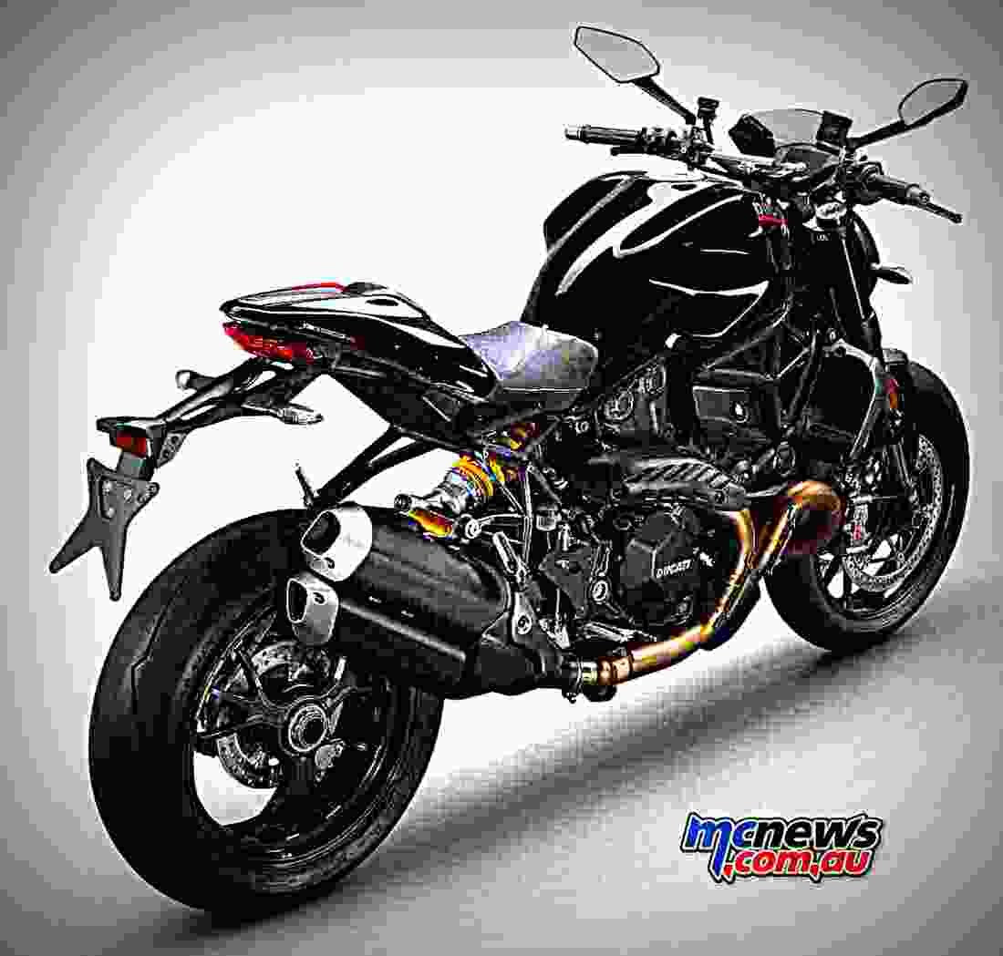 Ducati Monster 1200 R 2017 3 motorbike A4 Photo Print