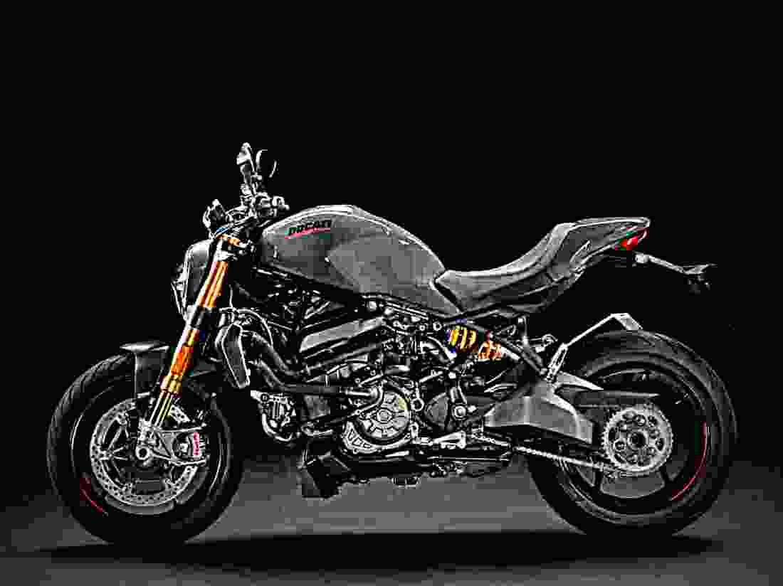 Ducati Monster 1200 S 2019 4 motorbike A4 Photo Print