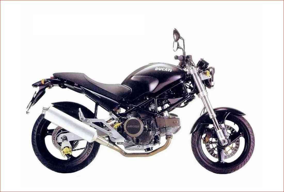 Ducati Monster 600 Dark 2000 A4 Photo Print
