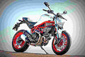 Ducati Monster 797 2017 4 motorbike A4 Photo Print