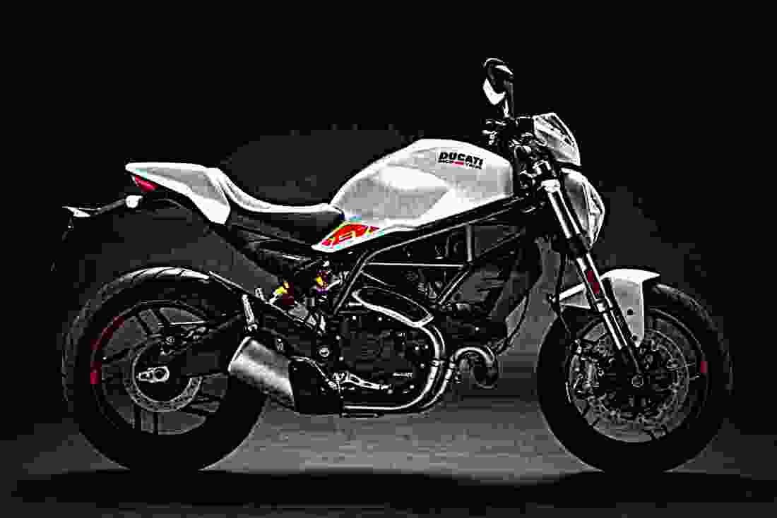 Ducati Monster 797 2019 4 motorbike A4 Photo Print