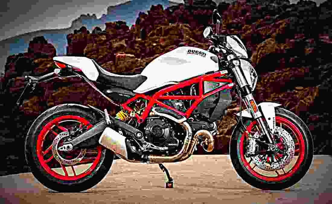 Ducati Monster 797 Plus 2018 3 motorbike A4 Photo Print