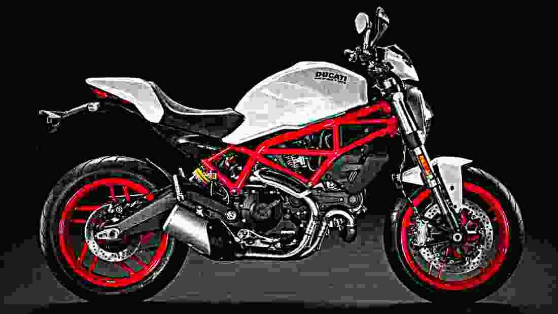 Ducati Monster 797 Plus 2019 3 motorbike A4 Photo Print