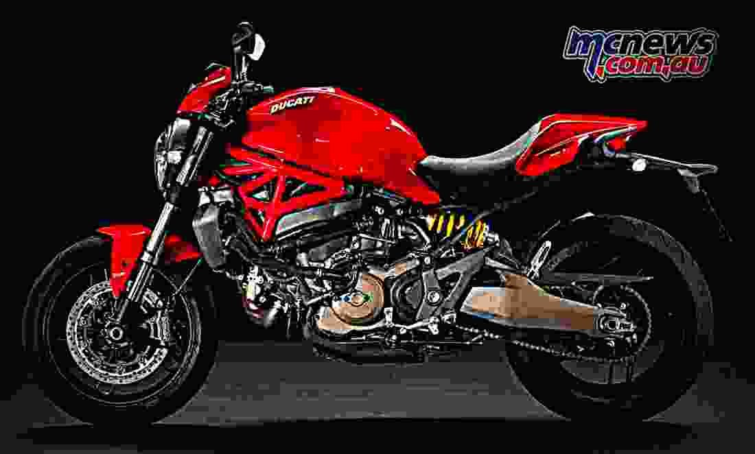 Ducati Monster 821 2017 4 motorbike A4 Photo Print