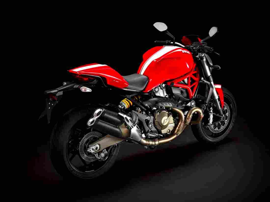 Ducati Monster 821 2019 2 motorbike A4 Photo Print