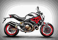 Ducati Monster 821 2019 3 motorbike A4 Photo Print