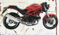 Ducati Monster695 2006 Aged Vintage A4 Photo Print