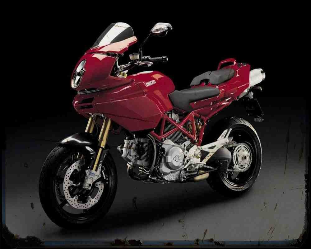 Ducati Multistrada 1100 S 07 1 Motorbike Vintage Aged A4 Photo Print