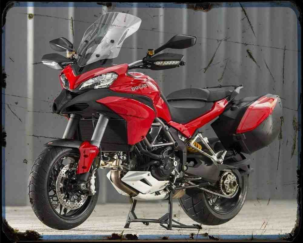 Ducati Multistrada 1200 13 1 Motorbike Vintage Aged A4 Photo Print