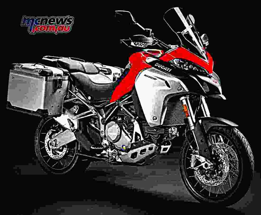 Ducati Multistrada 1200 Enduro 2017 2 motorbike A4 Photo Print