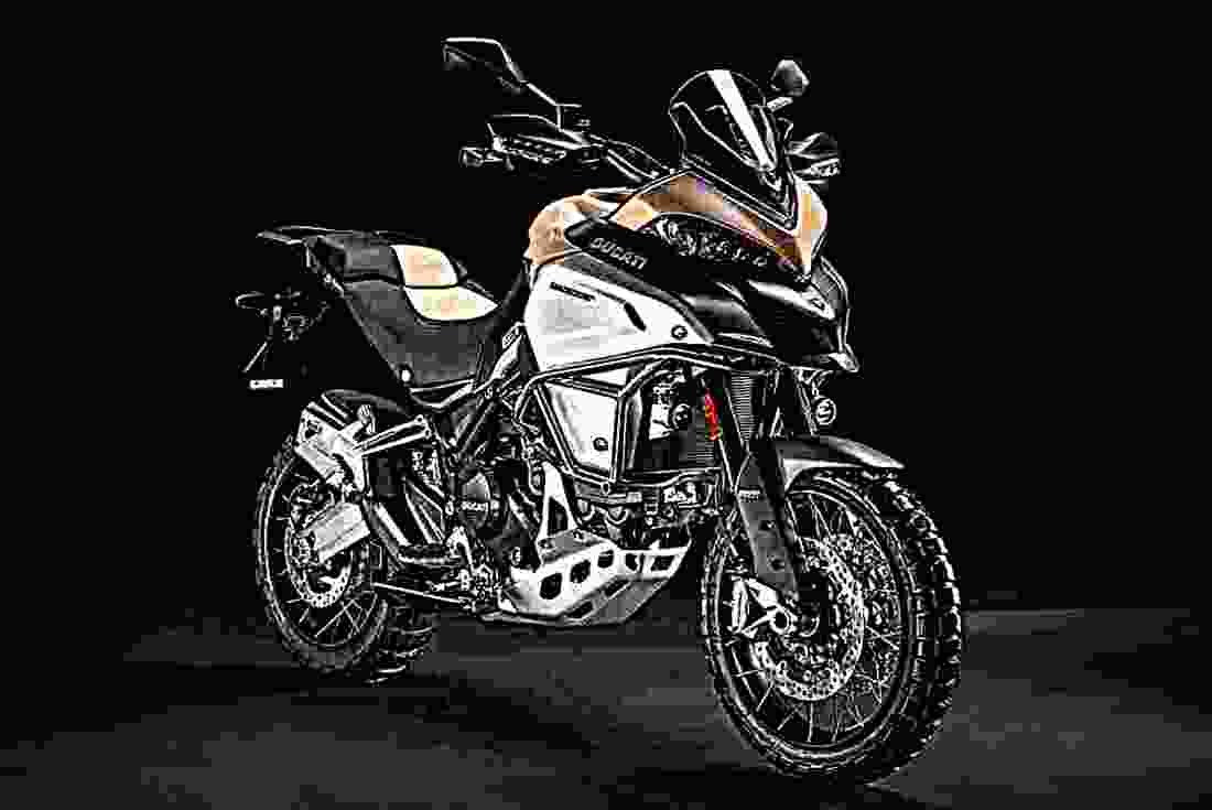 Ducati Multistrada 1200 Enduro Pro 2018 3 motorbike A4 Photo Print