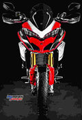 Ducati Multistrada 1200 Pikes Peak 2017 4 motorbike A4 Photo Print