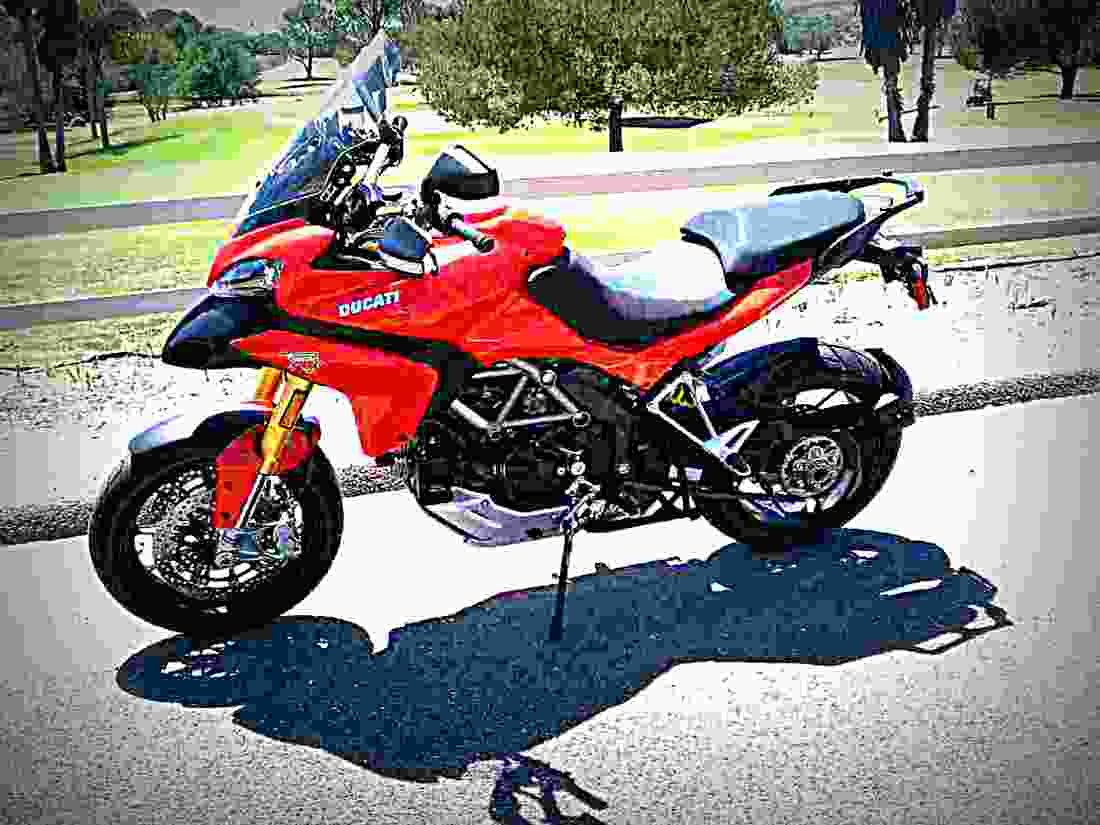 Ducati Multistrada 1200 S 1200cc 3 motorbike A4 Photo Print