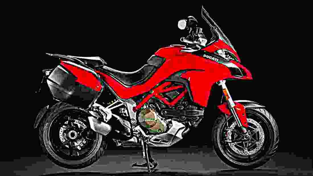 Ducati Multistrada 1200 S 2017 2 motorbike A4 Photo Print