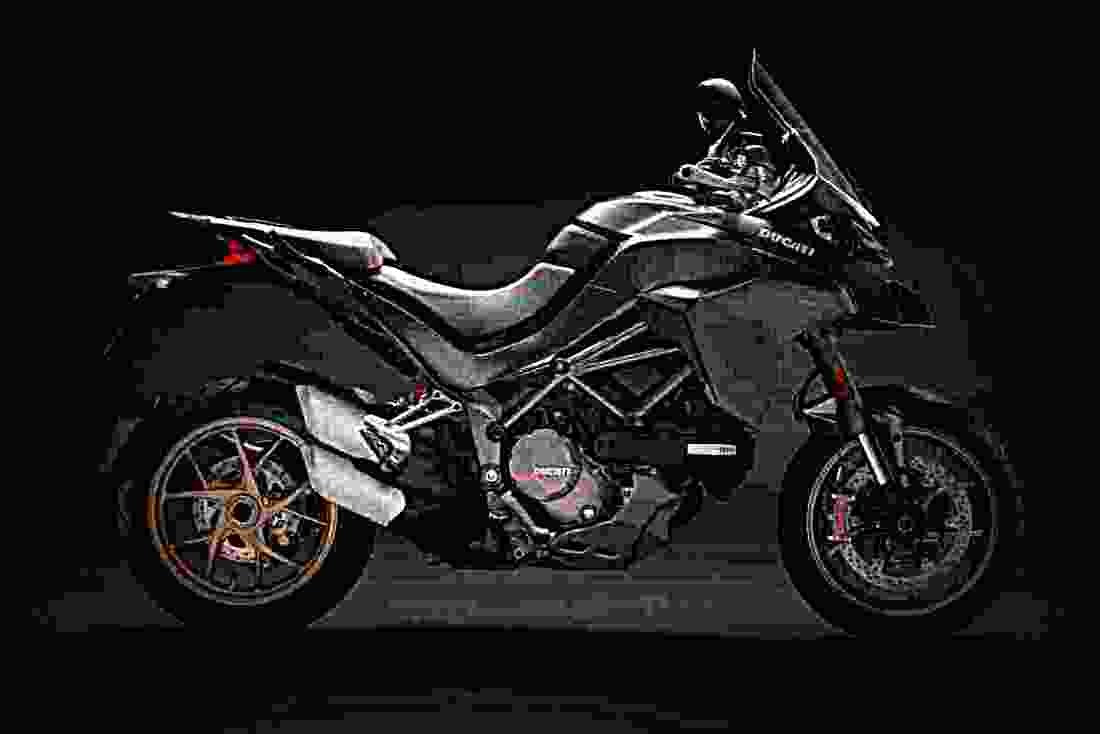 Ducati Multistrada 1260 2018 4 motorbike A4 Photo Print