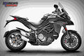 Ducati Multistrada 1260 D Air 2018 2 motorbike A4 Photo Print