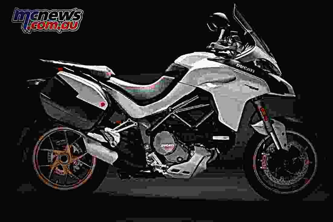 Ducati Multistrada 1260 D Air 2018 3 motorbike A4 Photo Print
