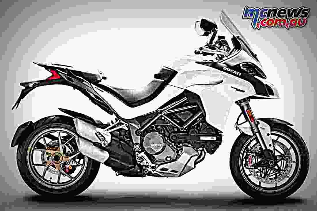 Ducati Multistrada 1260 D Air 2018 4 motorbike A4 Photo Print