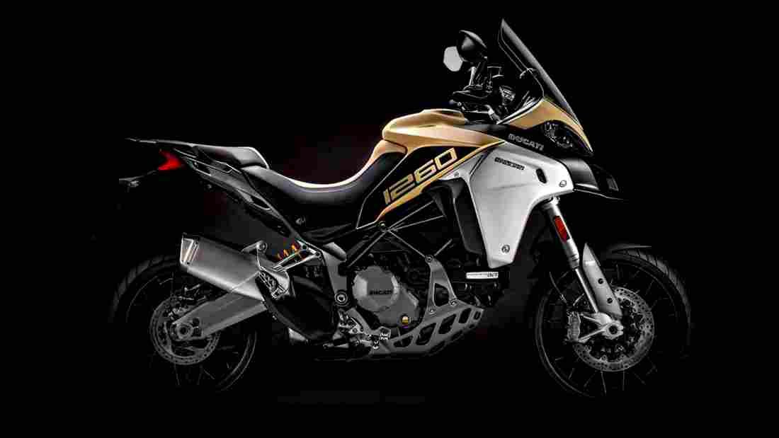 Ducati Multistrada 1260 Enduro 2019 3 motorbike A4 Photo Print
