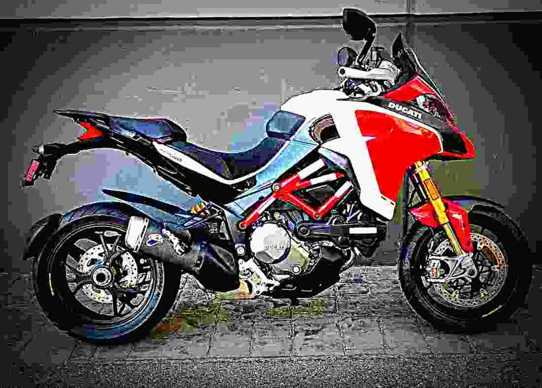 Ducati Multistrada 1260 Pikes Peak 2019 4 motorbike A4 Photo Print