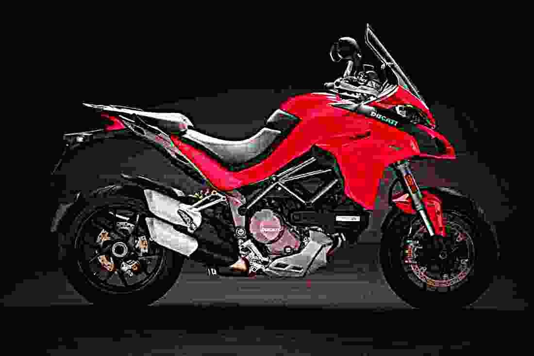 Ducati Multistrada 1260 S 2019 2 motorbike A4 Photo Print