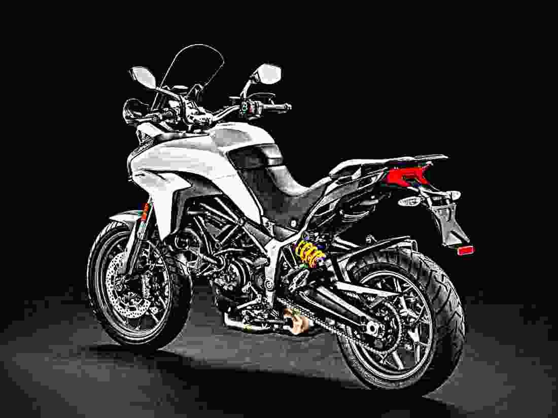 Ducati Multistrada 950 2017 3 motorbike A4 Photo Print