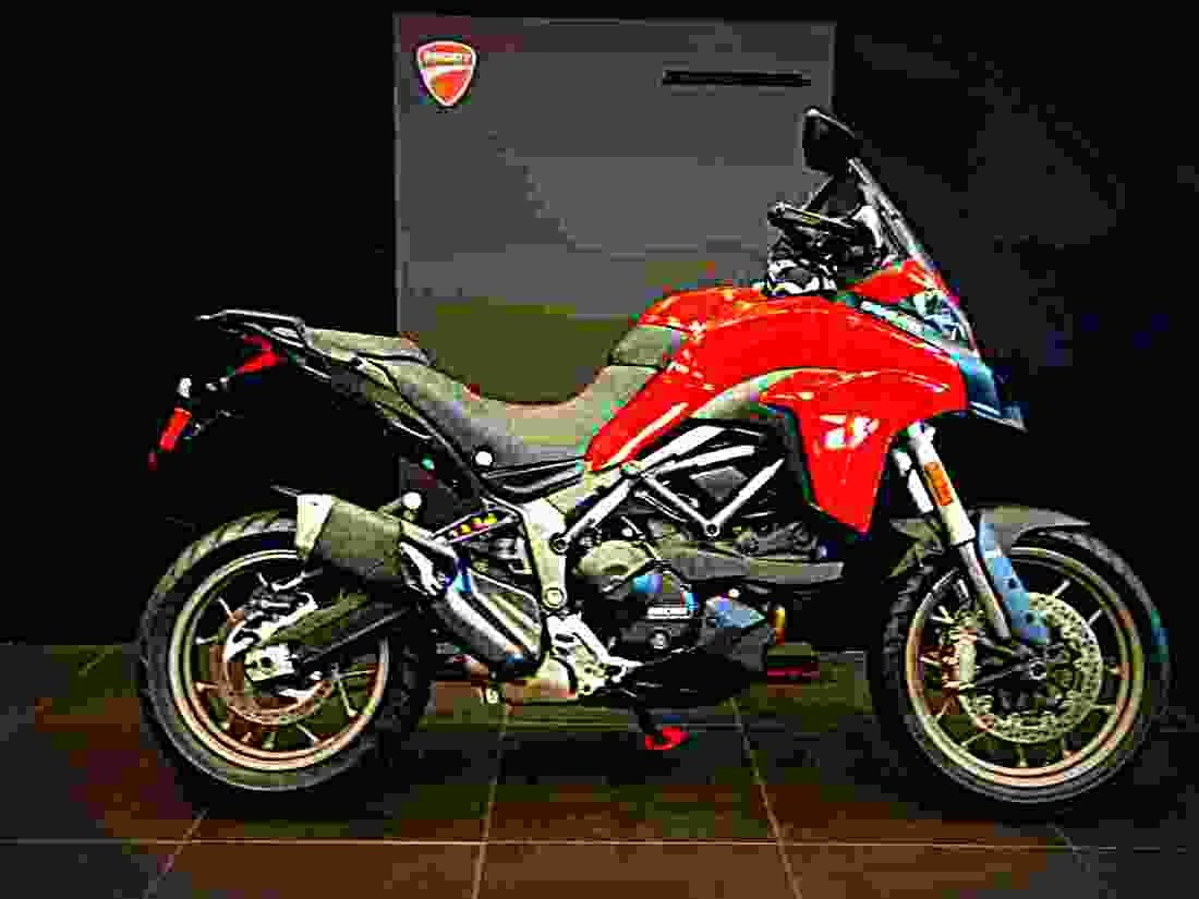 Ducati Multistrada 950 2018 3 motorbike A4 Photo Print