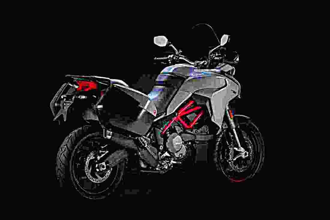 Ducati Multistrada 950 S 2019 4 motorbike A4 Photo Print
