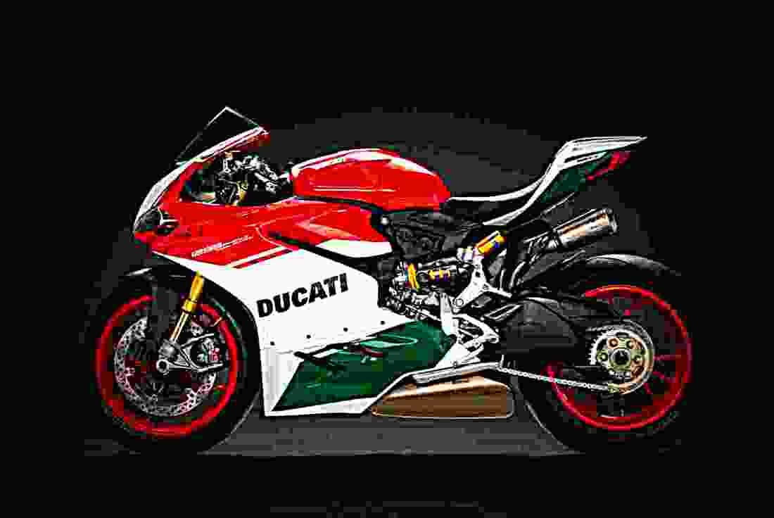 Ducati Panigale 1299 R Final Edition 2019 2 motorbike A4 Photo Print