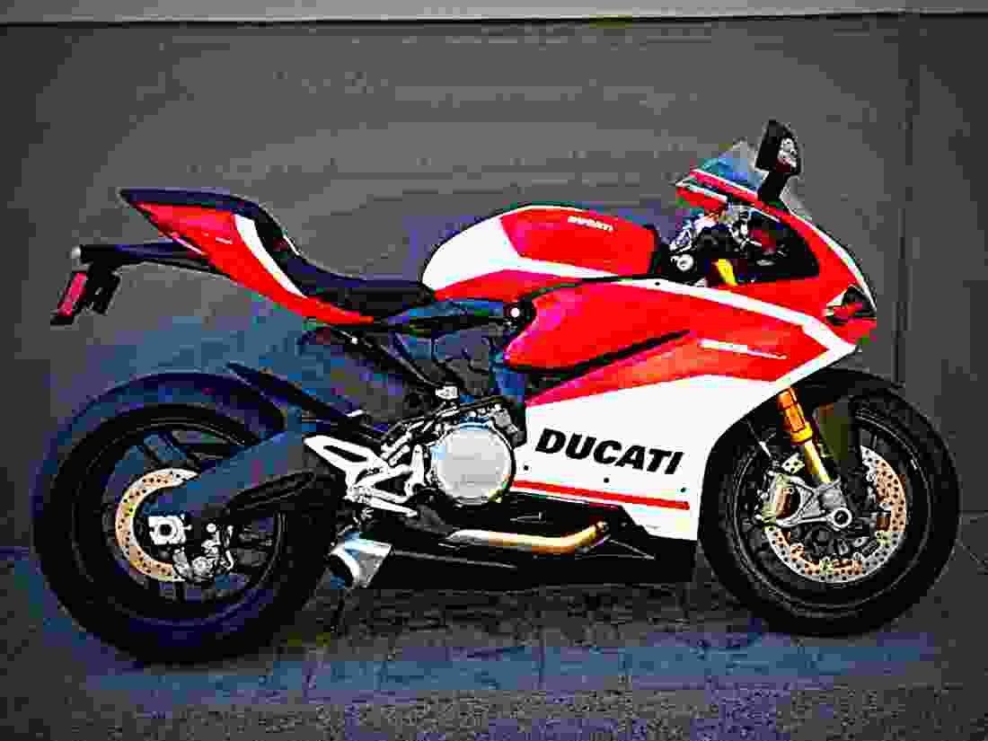 Ducati Panigale 959 Corse 2018 3 motorbike A4 Photo Print