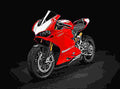 Ducati Panigale R 2017 3 motorbike A4 Photo Print