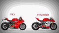 Ducati Panigale V4 S 2019 3 motorbike A4 Photo Print