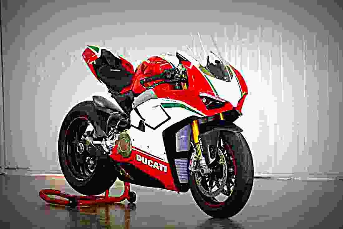Ducati Panigale V4 Speciale 2019 1 motorbike A4 Photo Print