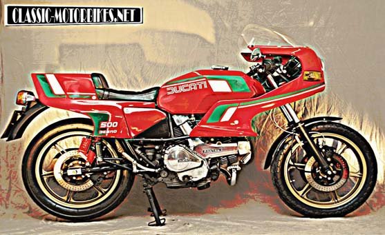 Ducati Pantah 1 motorbike A4 Photo Print