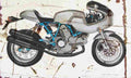 Ducati PaulSmart 1000 2004 Aged Vintage A4 Photo Print