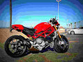 Ducati S4R Testastretta Monster 2007 1 motorbike A4 Photo Print