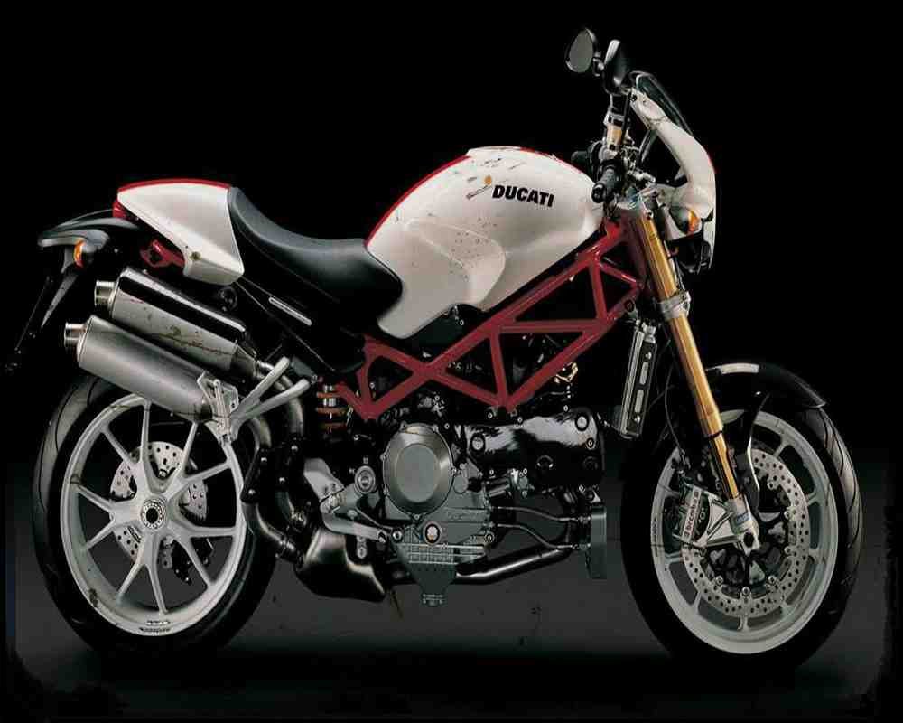 Ducati S4Rs 06 4 Motorbike Vintage Aged A4 Photo Print