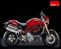Ducati S4Rs 07 Motorbike Vintage Aged A4 Photo Print