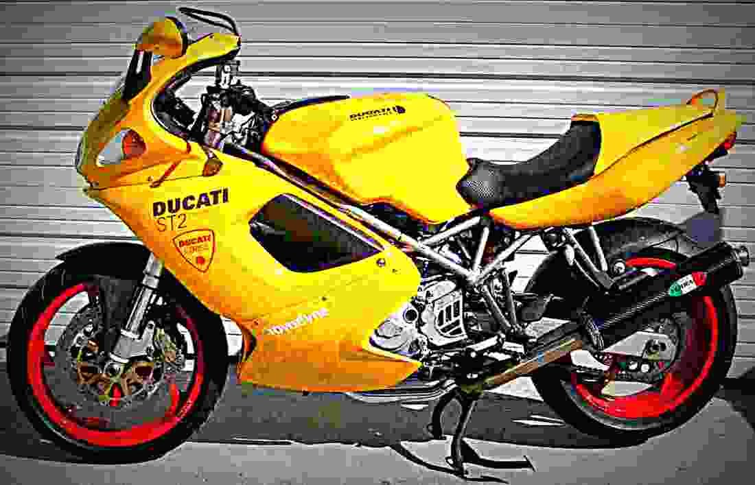Ducati ST 2 2003 2 motorbike A4 Photo Print