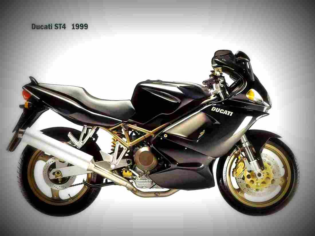 Ducati ST 4 1999 3 motorbike A4 Photo Print