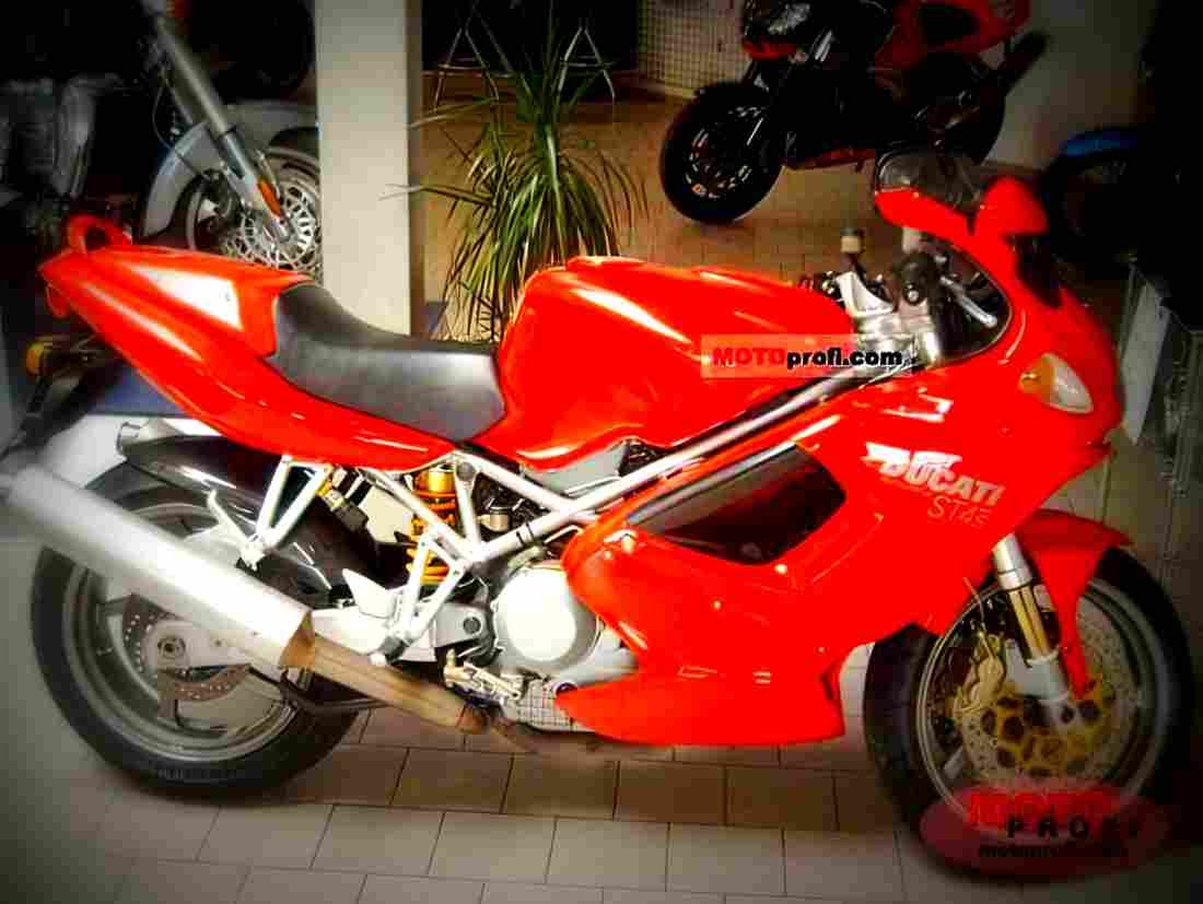 Ducati ST 4 2003 1 motorbike A4 Photo Print