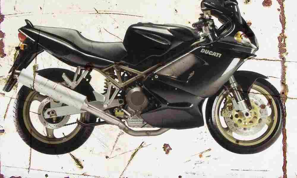 Ducati ST4 1999 Aged Vintage A4 Photo Print