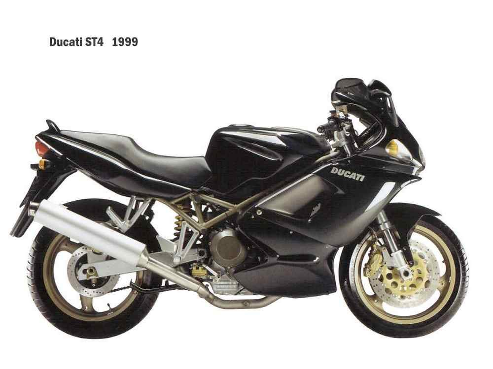 Ducati ST4 1999 motorbike A4 Photo Print
