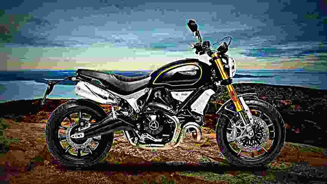 Ducati Scrambler 1100 Sport 2018 1 motorbike A4 Photo Print